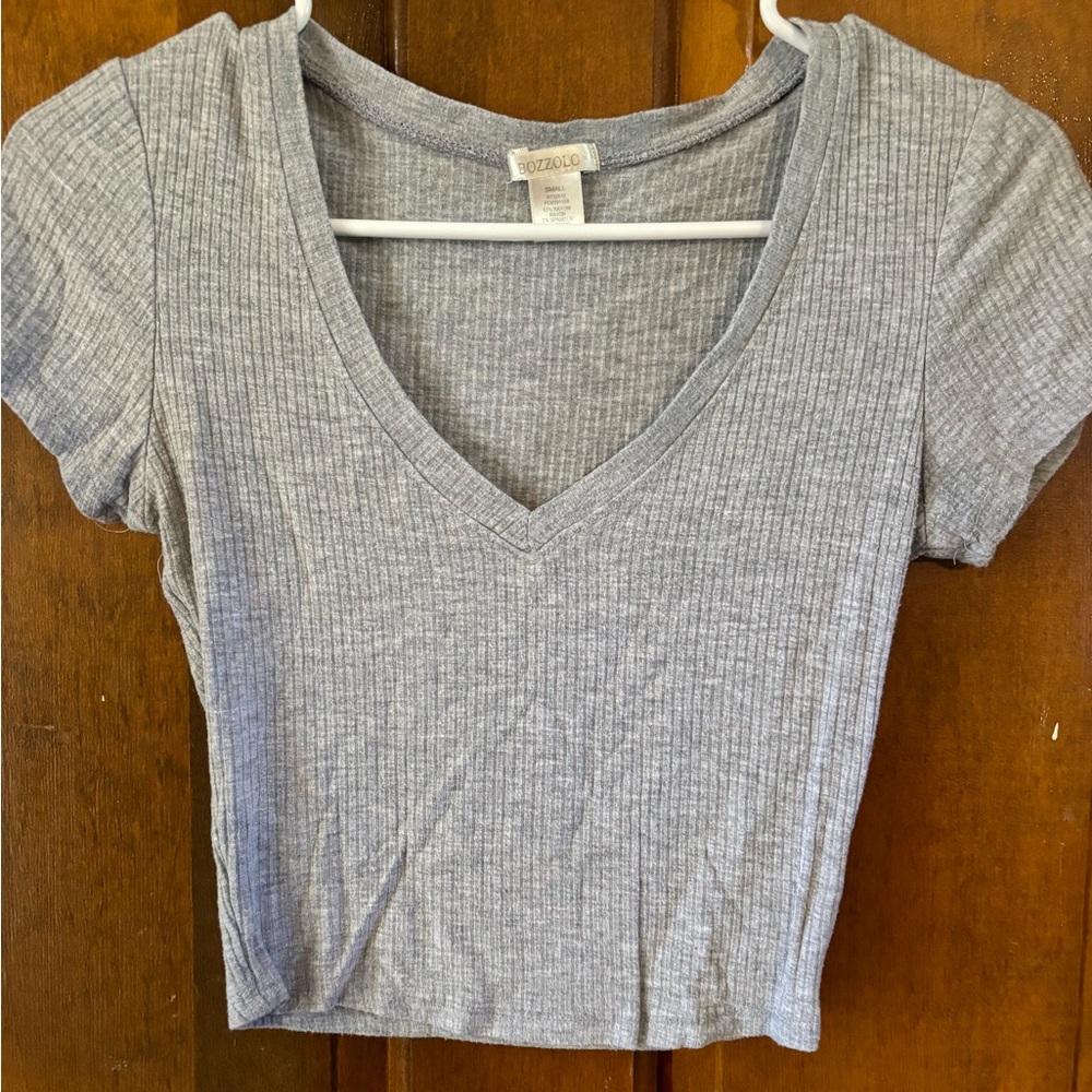 Short sleeve cropped top